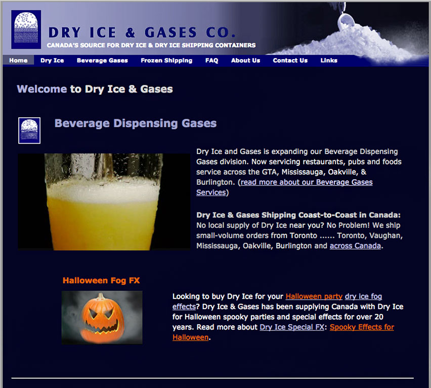 Dry Ice and Gases