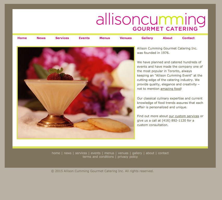 Allison Cumming Gourmet Catering